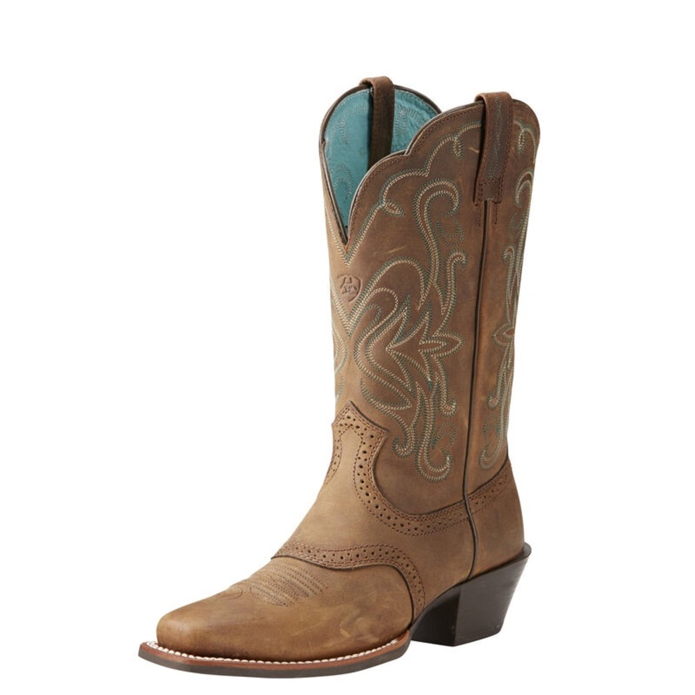 Ariat Boots - Legend - 9B - teal and brown - Used